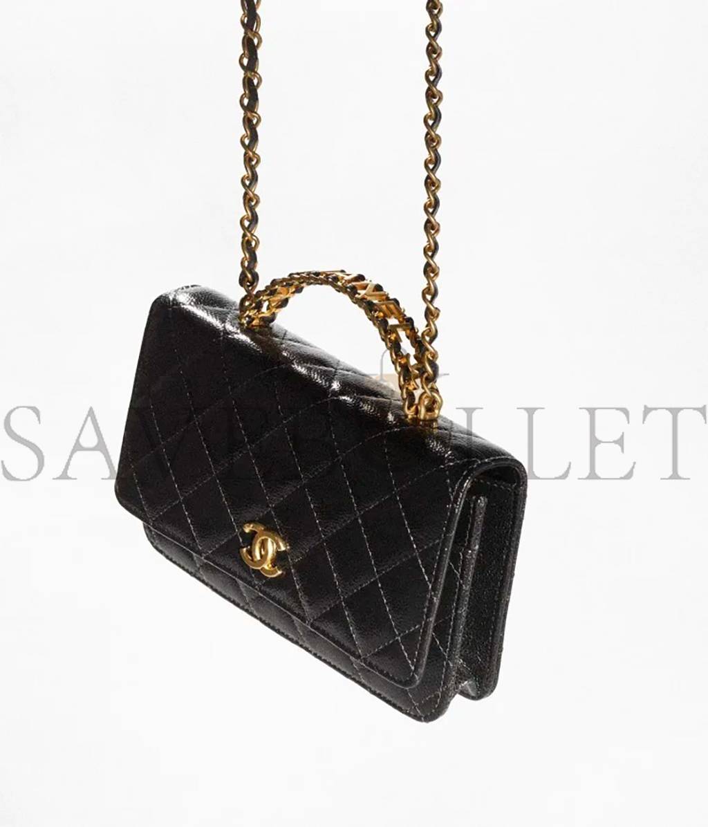 CHANEL WALLET ON CHAIN GOLD HARDWARE  AP2804 B08299 94305 (19.2*12.3*3.5cm)